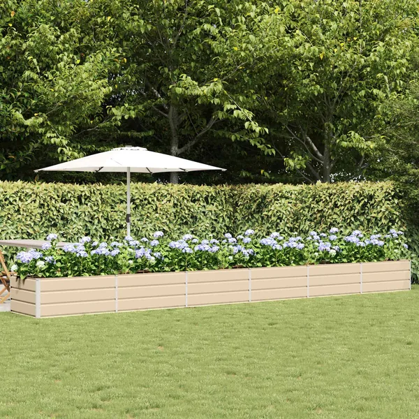 Jardinière Ivoire 600 x 80 x 45 cm Acier