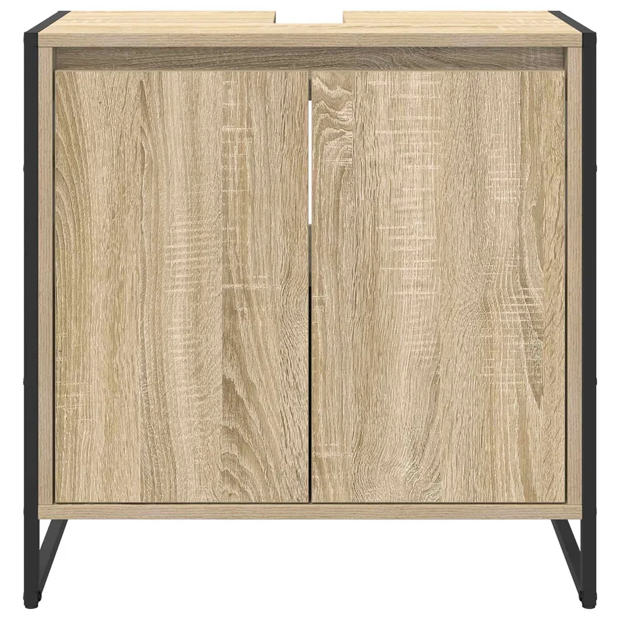 Cabinet de salle de bain avec stockage Sonoma 60 x 30 x 60 cm - 6