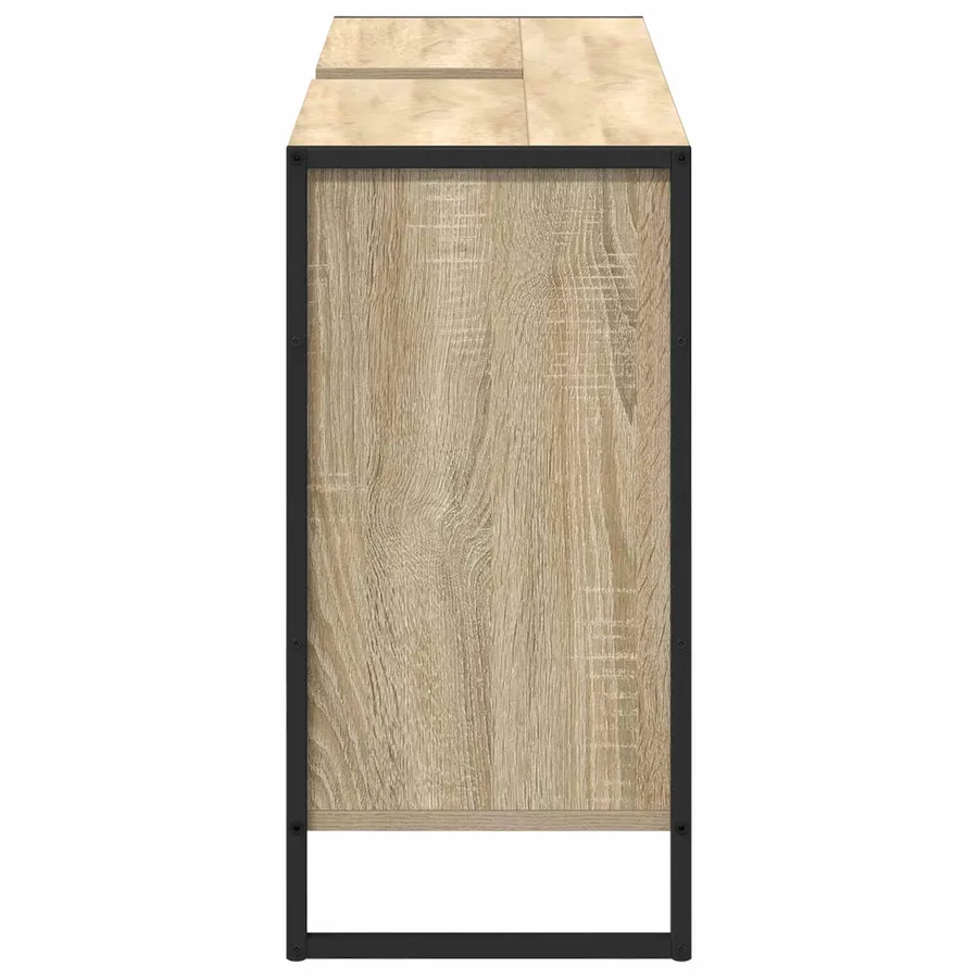 Cabinet de salle de bain avec stockage Sonoma 60 x 30 x 60 cm - 7