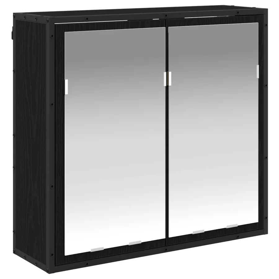 Ensemble de mobilier de salle de bain avec tiroir Chêne noir - 6
