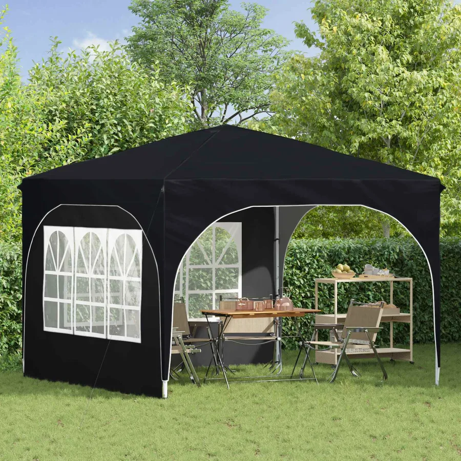 Tente de fête pop-up 290 x 290 x 245 cm Anthracite - 3
