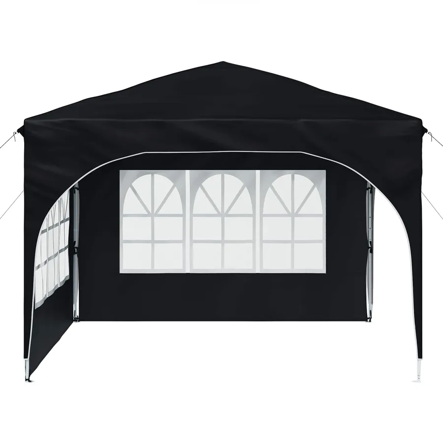 Tente de fête pop-up 290 x 290 x 245 cm Anthracite - 6