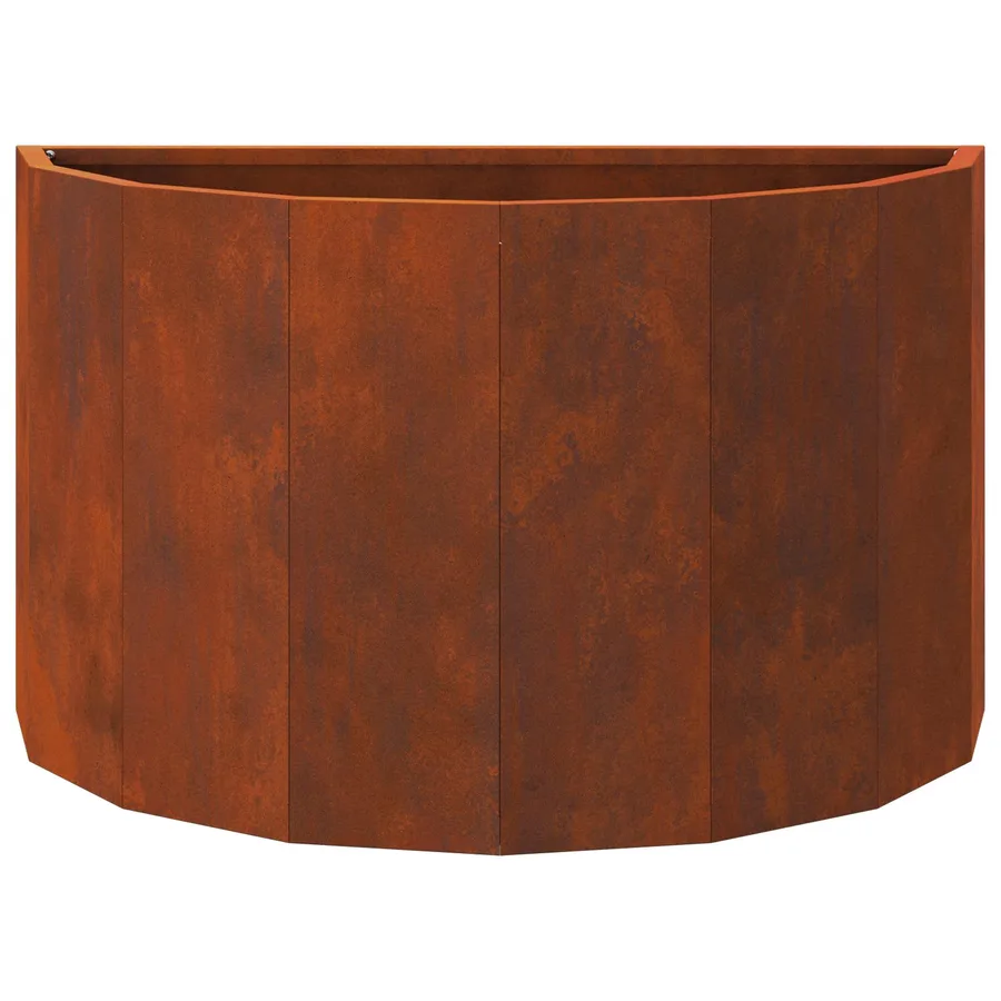 Jardinière Rouillé 60 x 30 x 35 cm Acier patiné - 6