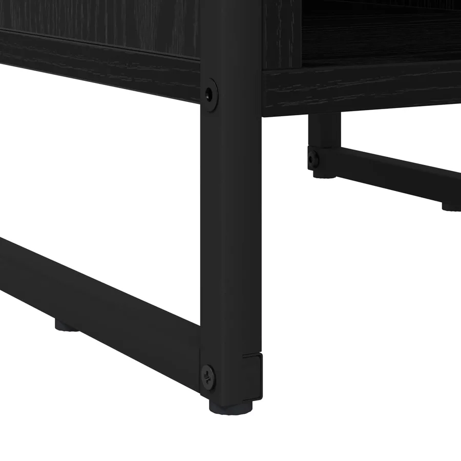Table de chevet 2 pcs Chêne noir 39.5 x 30 x 50 cm - 10