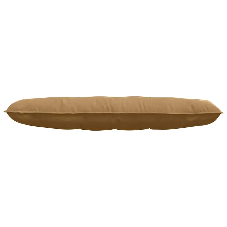 Coussin de Dos Marron 140 x 50 cm Tissu en velours côtelé - 5