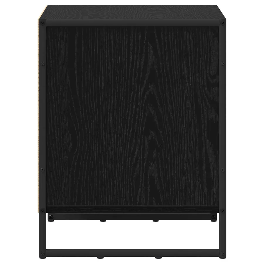 Table de chevet Chêne noir 50 x 39,5 x 50 cm Bois d'ingénierie - 6