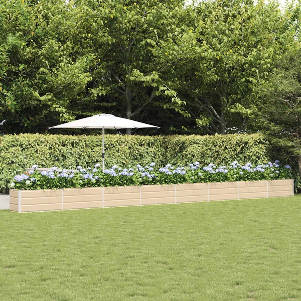 Jardinière Ivoire 770 x 50 x 45 cm Acier galvanisé