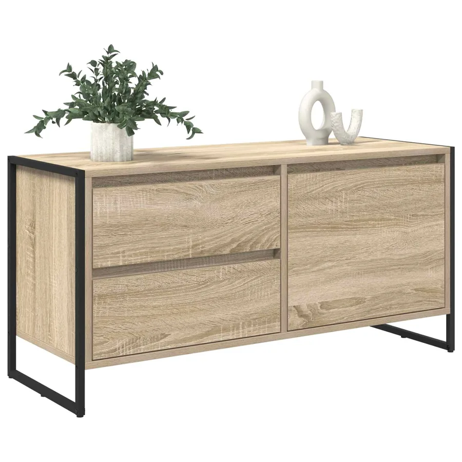Meuble TV Sonoma 100 x 36 x 49.5 cm Bois d'ingénierie - 3