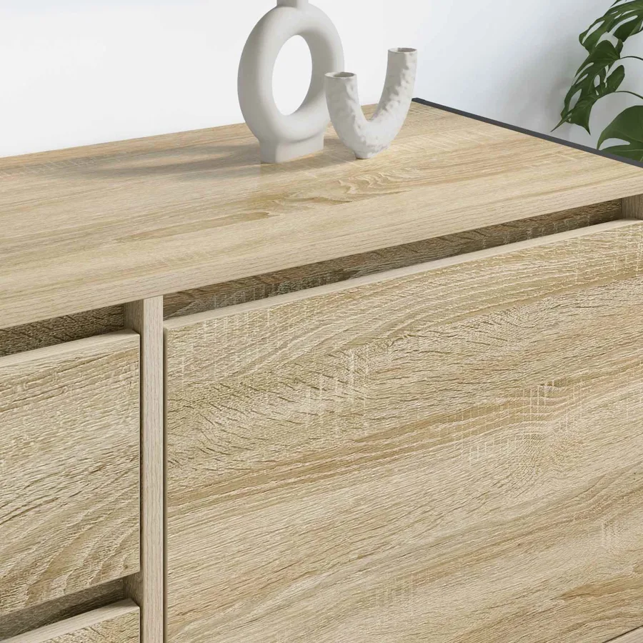 Meuble TV Sonoma 100 x 36 x 49.5 cm Bois d'ingénierie - 4