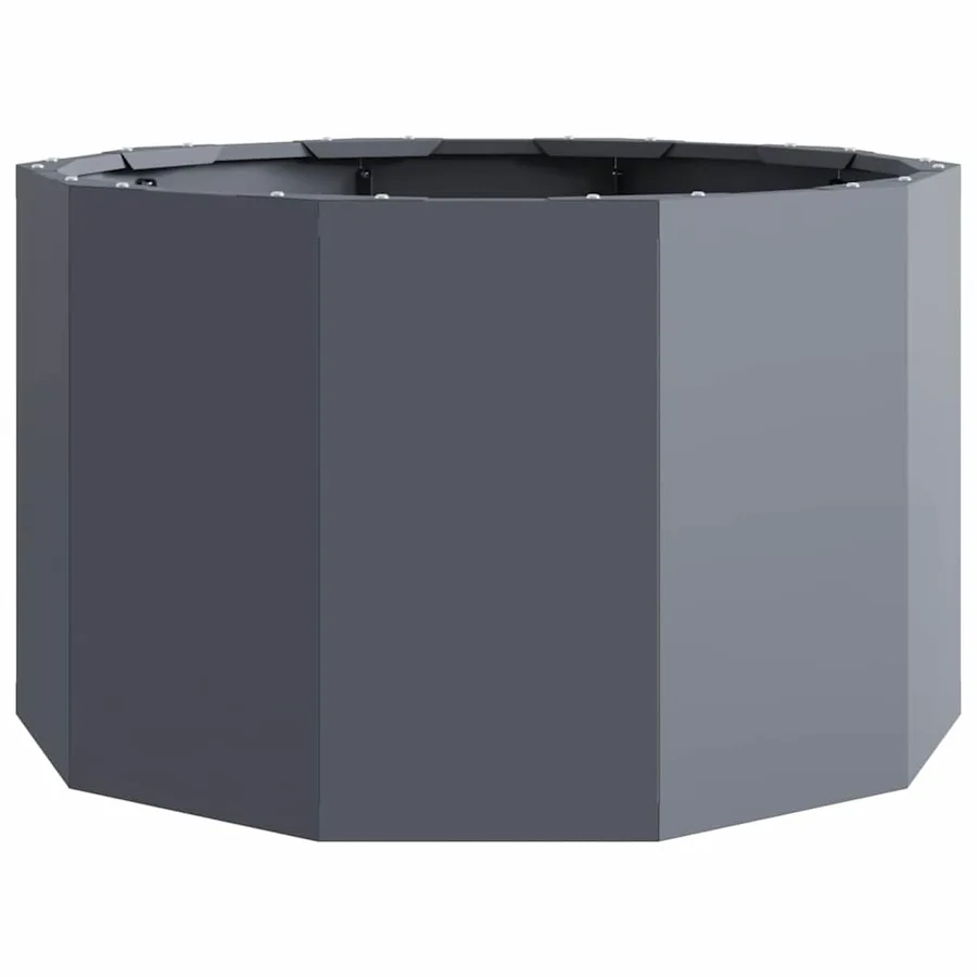 Jardinière Anthracite 60 x 60 x 35 cm Acier - 5