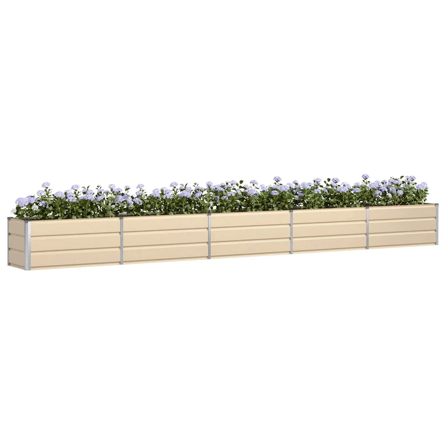 Jardinière Ivoire 480 x 50 x 45 cm Acier galvanisé - 3