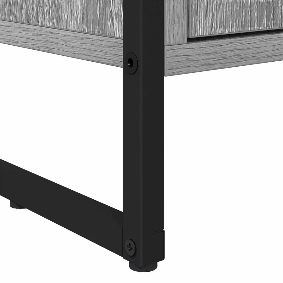 Armoires Hautes Gris Sonoma 60 x 36 x 200 cm Bois d'ingénierie - 8