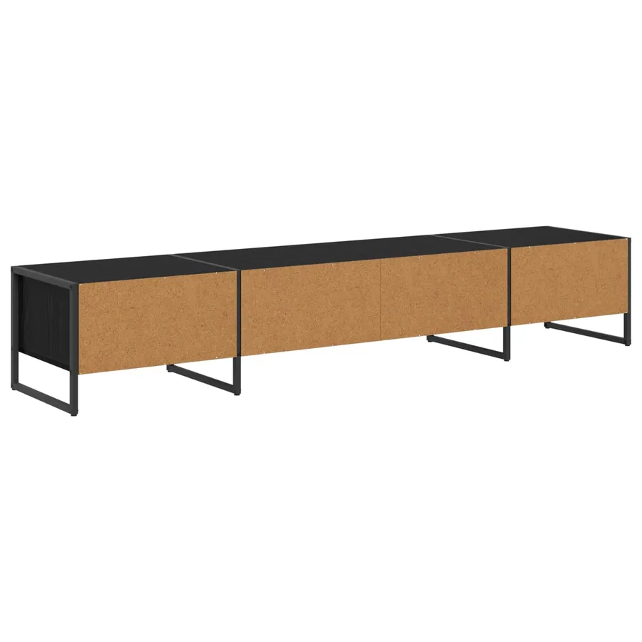 Meuble TV Chêne noir 170,5 x 36 x 30,5 cm Bois d'ingénierie - 7