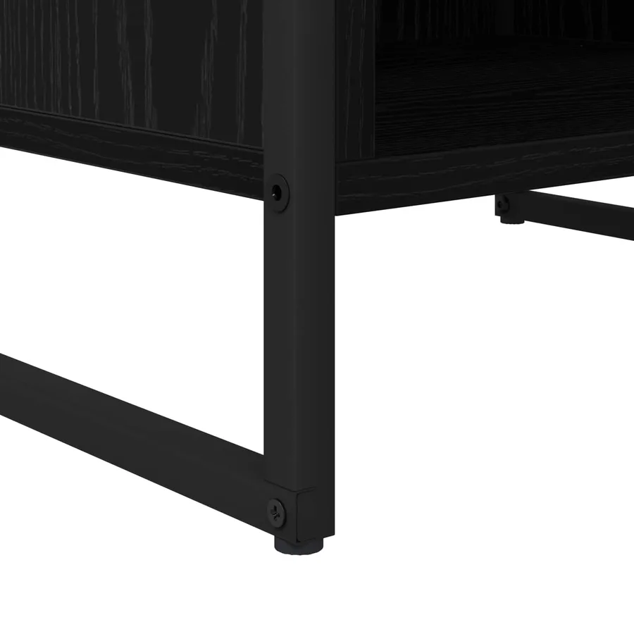 Meuble TV Chêne noir 170,5 x 36 x 30,5 cm Bois d'ingénierie - 9