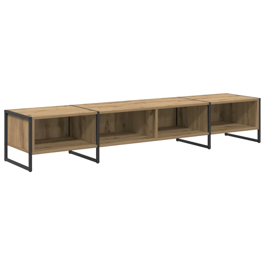 Meuble TV 170,5 x 36 x 30,5 cm Chêne artisan Bois d'ingénierie - 2