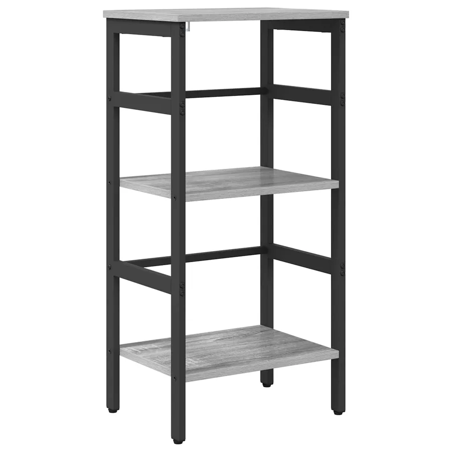 Étagère Gris Sonoma 40 x 29,5 x 81 cm Bois d'ingénierie - 2