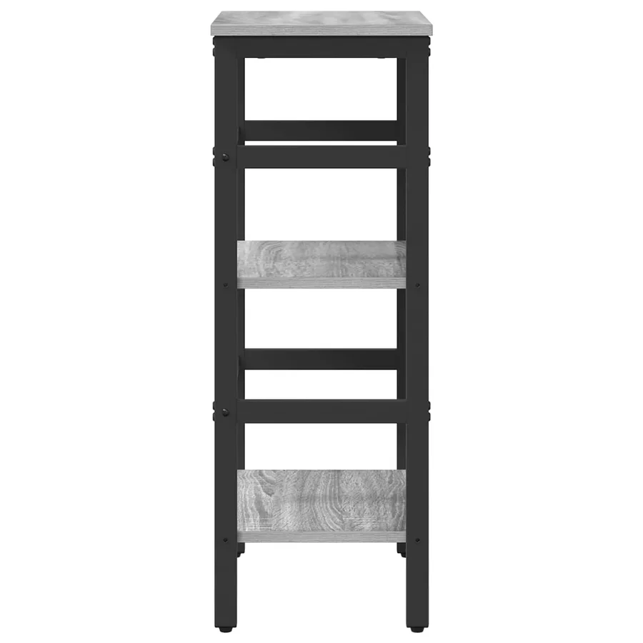Étagère Gris Sonoma 40 x 29,5 x 81 cm Bois d'ingénierie - 6