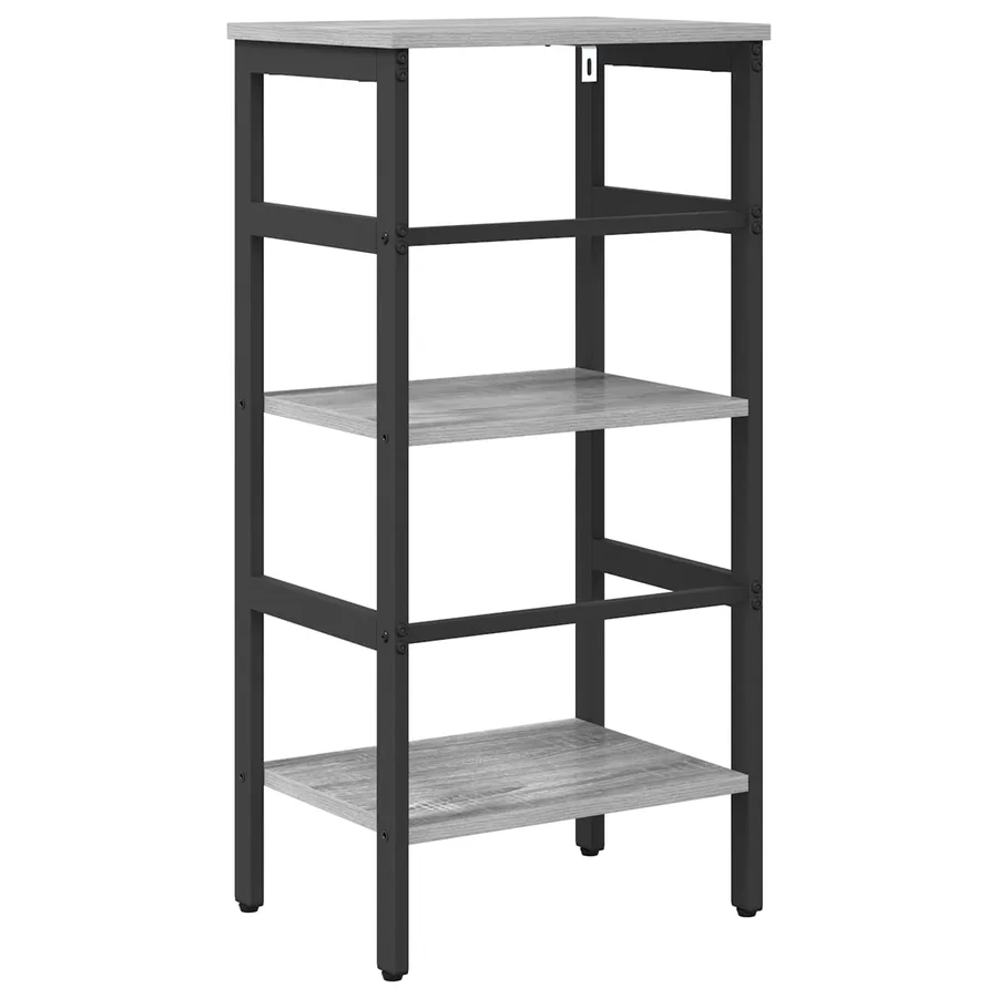 Étagère Gris Sonoma 40 x 29,5 x 81 cm Bois d'ingénierie - 7
