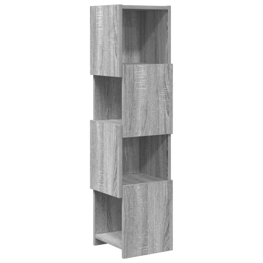 Meuble d'angle Gris Sonoma 25,5x25x102cm Bois d'ingénierie - 2