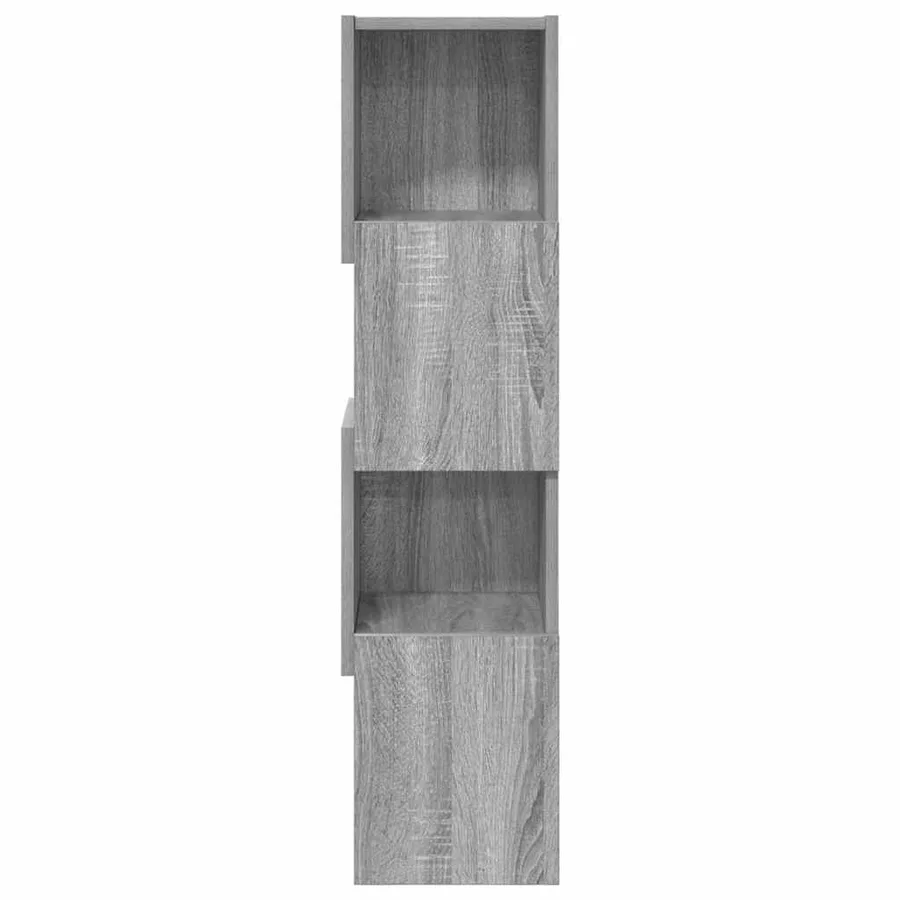 Meuble d'angle Gris Sonoma 25,5x25x102cm Bois d'ingénierie - 5
