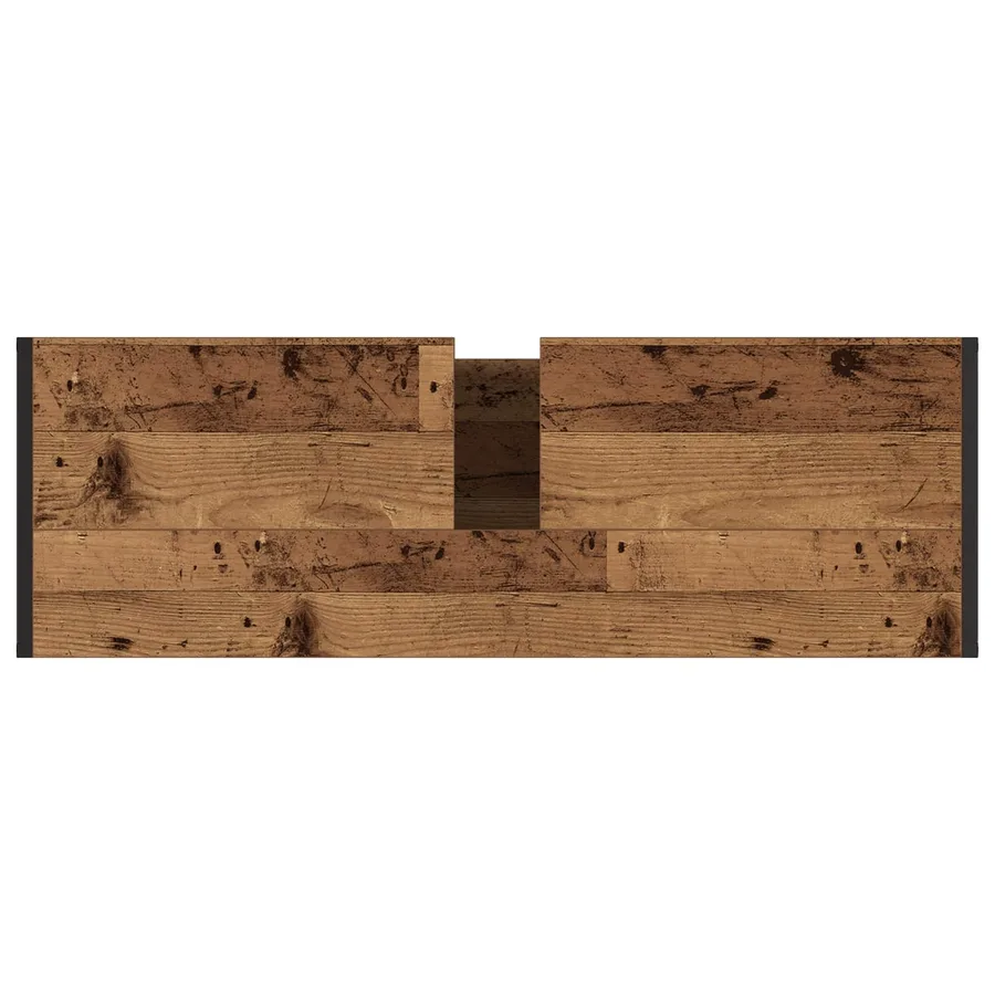 Ensemble de mobilier de salle de bain avec tiroir Bois ancien - 11