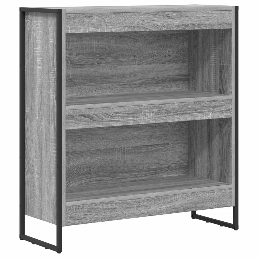 Bibliothèque Gris Sonoma 80 x 30 x 86,5 cm Bois d'ingénierie - 2