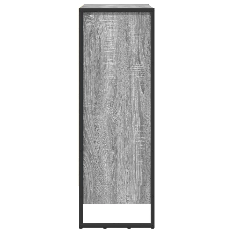 Bibliothèque Gris Sonoma 80 x 30 x 86,5 cm Bois d'ingénierie - 6
