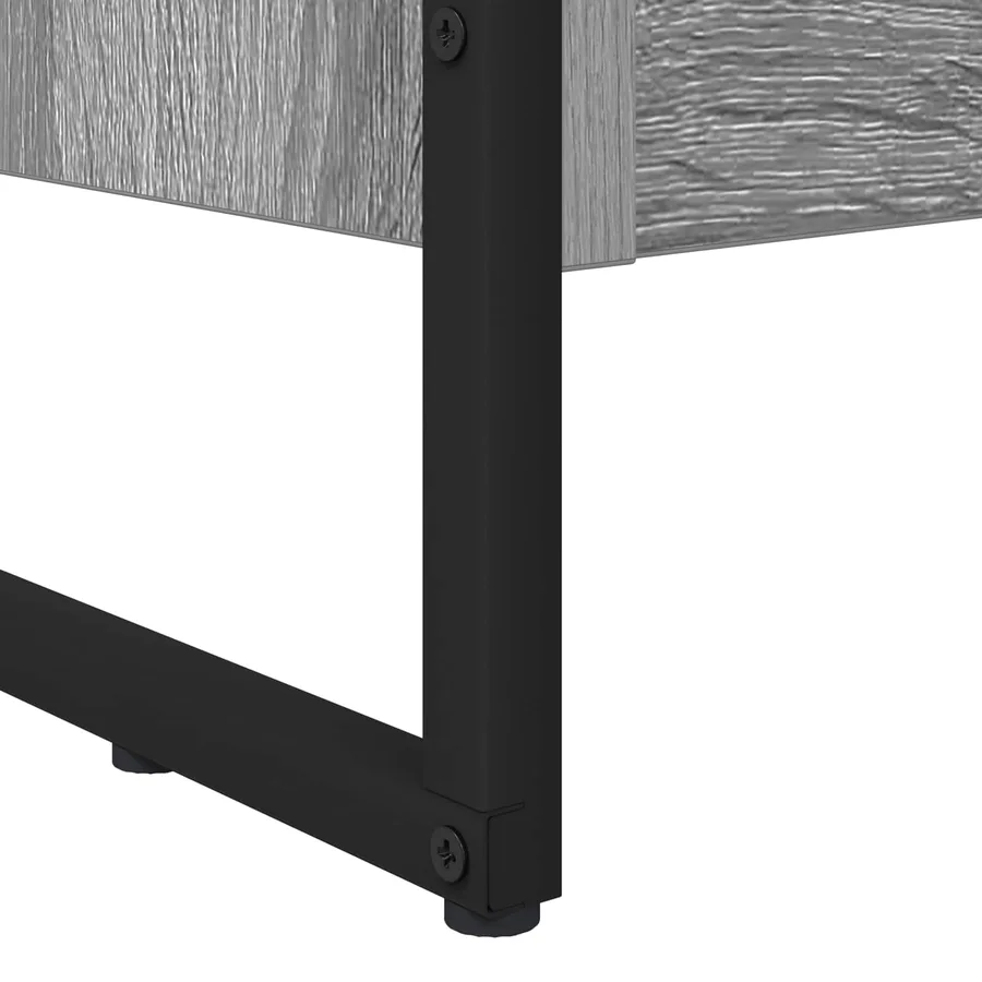 Bibliothèque Gris Sonoma 80 x 30 x 86,5 cm Bois d'ingénierie - 9
