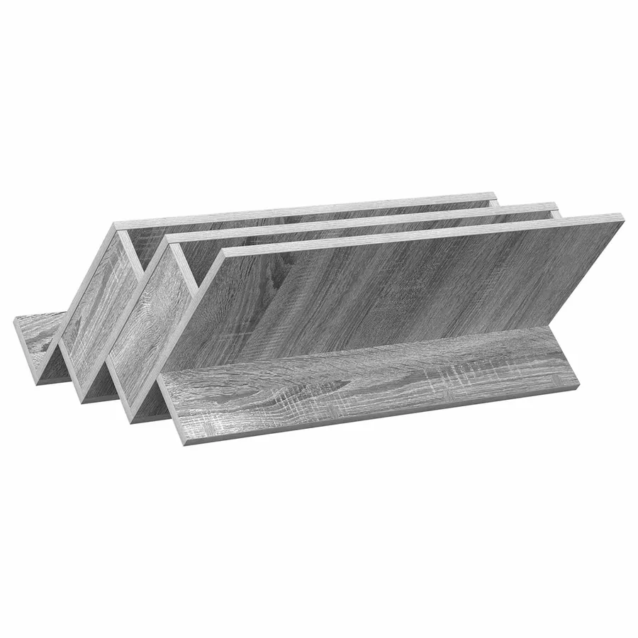 Étagère à magazines avec étagère Gris Sonoma 65 x 53 x 28,5 cm - 7
