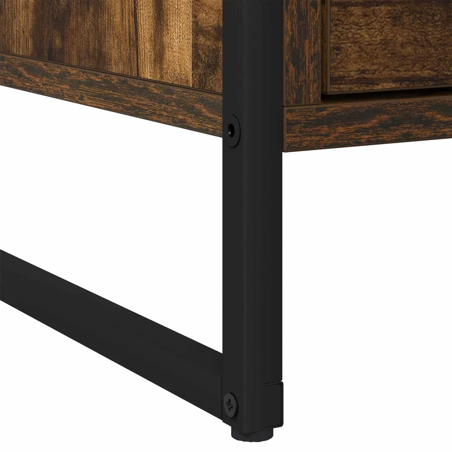 Table de chevet avec tiroir 2 pcs Chêne Fumé 50 x 39,5 x 50 cm - 8
