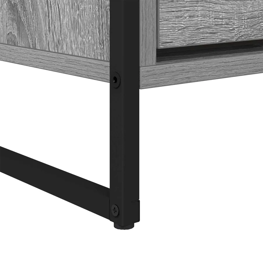 Meuble TV Gris Sonoma 100 x 36 x 49,5 cm Bois d'ingénierie - 10