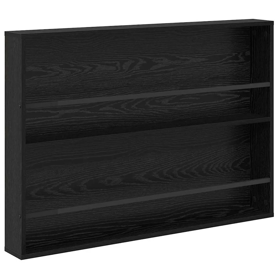 Étagère à magazines 2 pcs Chêne noir 100 x 12 x 70 cm - 5