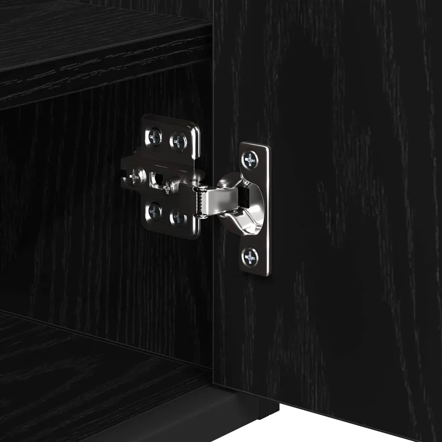 Ensemble de mobilier de salle de bain avec tiroir Chêne noir - 12