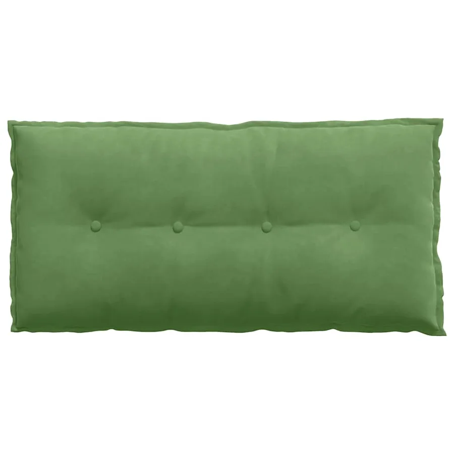 Coussin de Dos Vert clair 100 x 50 cm Tissu en velours côtelé - 6