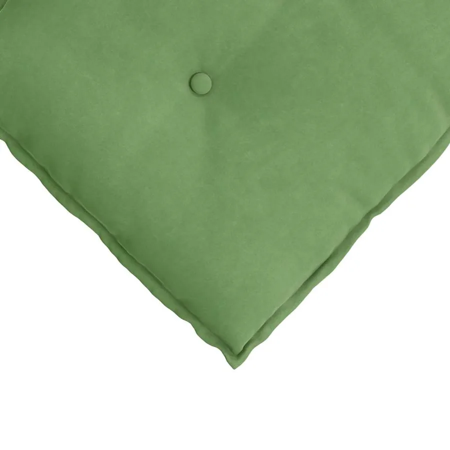 Coussin de Dos Vert clair 100 x 50 cm Tissu en velours côtelé - 7