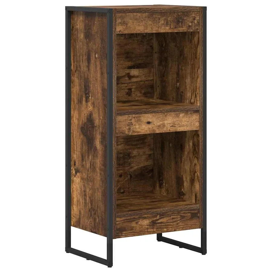 Bibliothèque Chêne Fumé 40 x 30 x 86,5 cm Bois d'ingénierie - 2