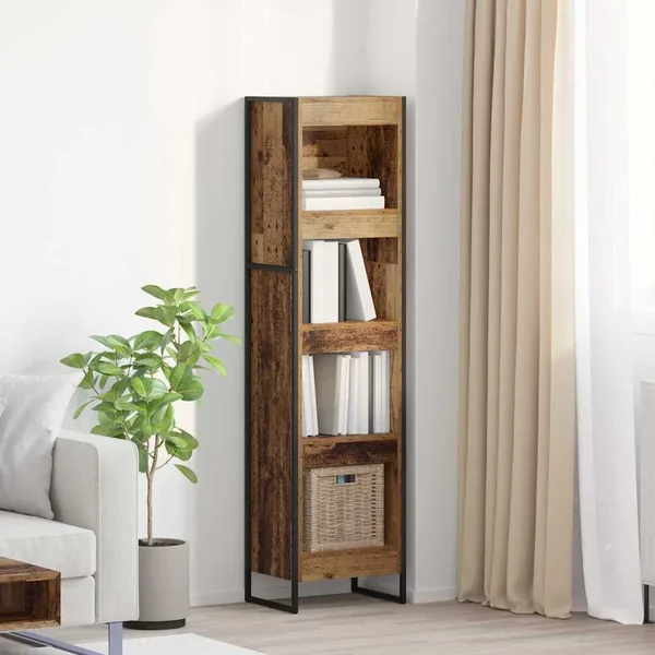 Bibliothèque Bois Ancien 40 x 30 x 155 cm Bois d'ingénierie