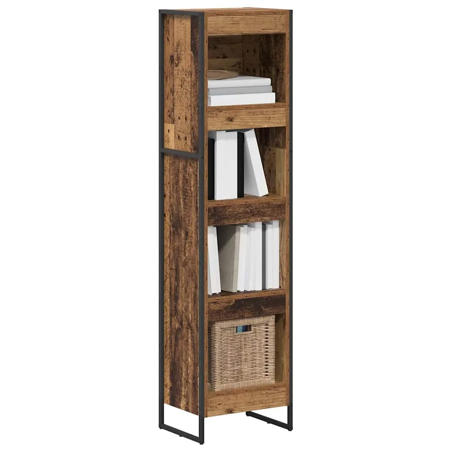 Bibliothèque Bois Ancien 40 x 30 x 155 cm Bois d'ingénierie - 3