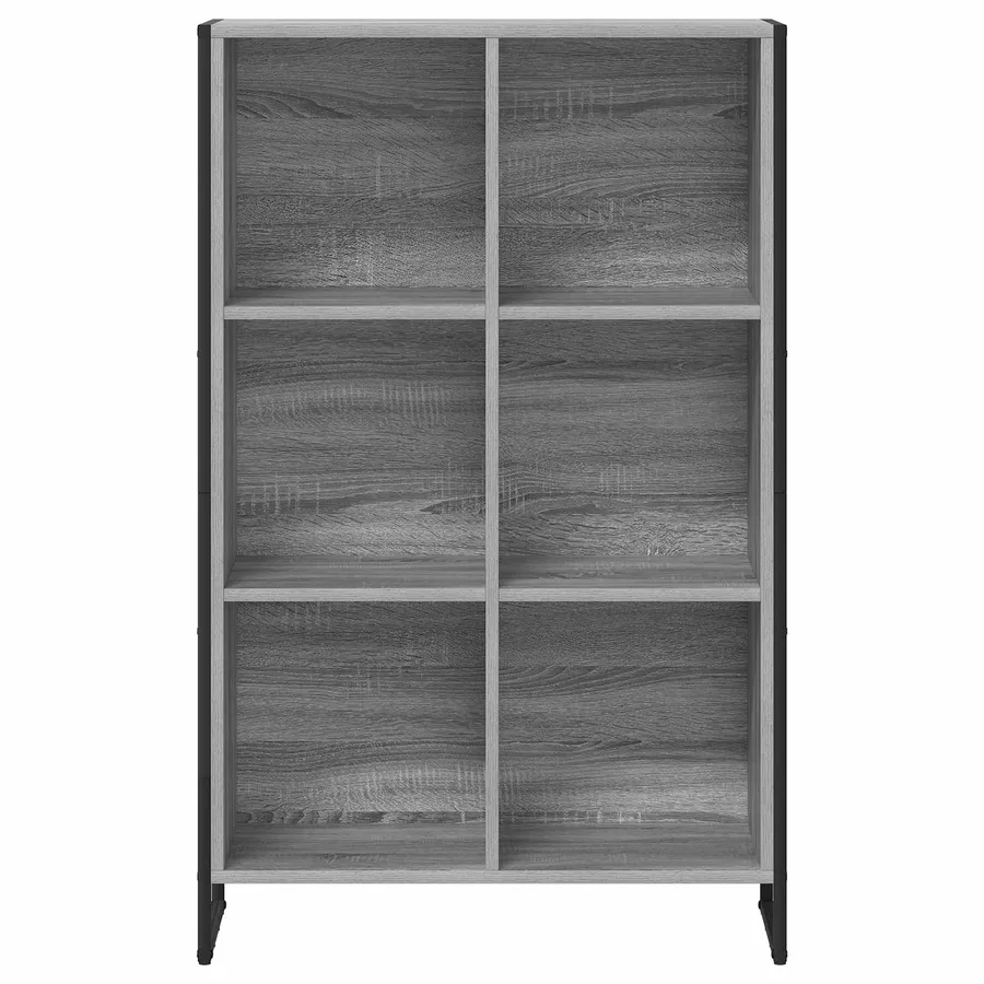 Bibliothèque Gris Sonoma 99,5 x 30 x 108,5 cm Bois d'ingénierie - 5