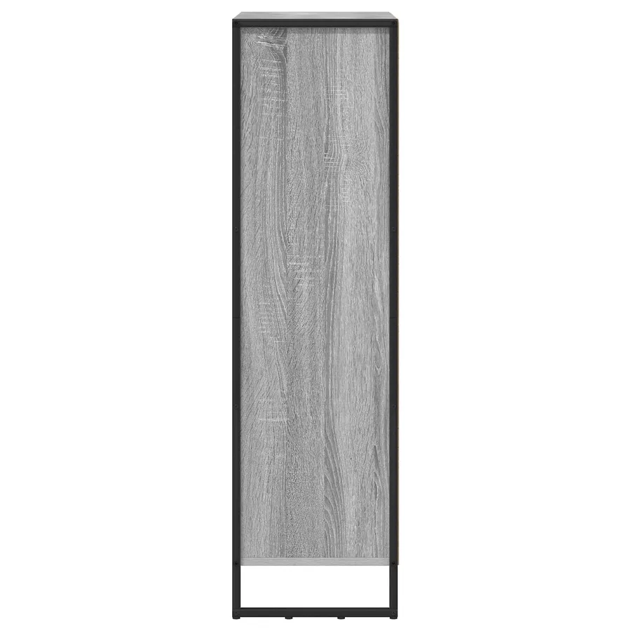 Bibliothèque Gris Sonoma 99,5 x 30 x 108,5 cm Bois d'ingénierie - 6