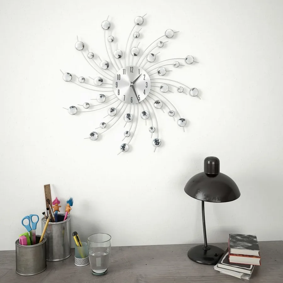 Horloge murale avec mouvement à quartz Design moderne 50 cm - 2