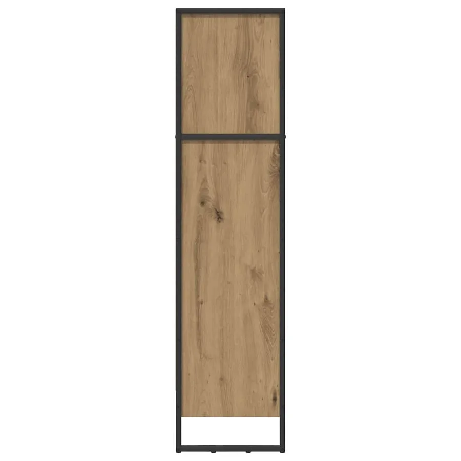 Bibliothèque 60 x 30 x 121 cm Bois d'ingénierie Chêne artisan - 6