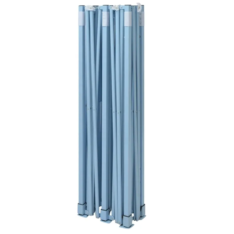 Tente de réception pliable avec 4 parois 3x6 m Acier Crème - 7