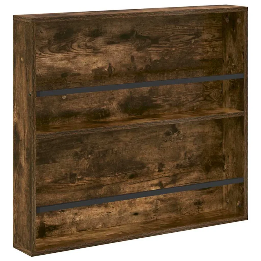 Étagère à magazines 2 pcs Chêne fumé 80 x 12 x 70 cm - 5