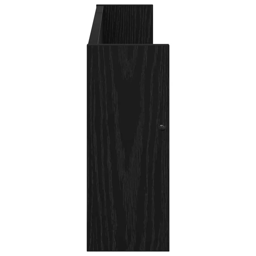 Étagère à magazines 2 pcs Chêne noir 80 x 12 x 30 cm - 7