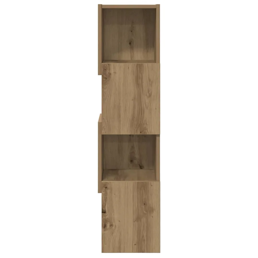 Meuble d'angle 25,5x25x102cm Bois d'ingénierie Chêne artisanal - 5