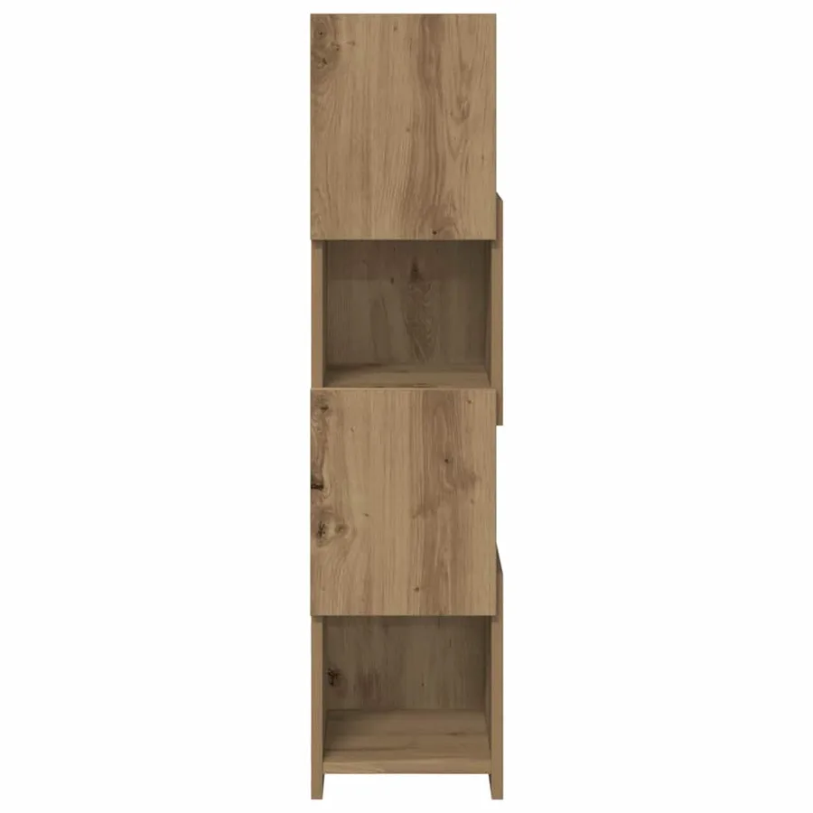Meuble d'angle 25,5x25x102cm Bois d'ingénierie Chêne artisanal - 6