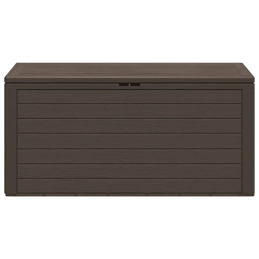 Boîte de rangement de jardin Marron 116x44x55 cm - 3
