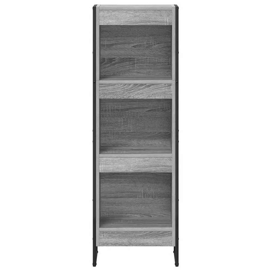 Bibliothèque Gris Sonoma 40 x 30 x 121 cm Bois d'ingénierie - 5