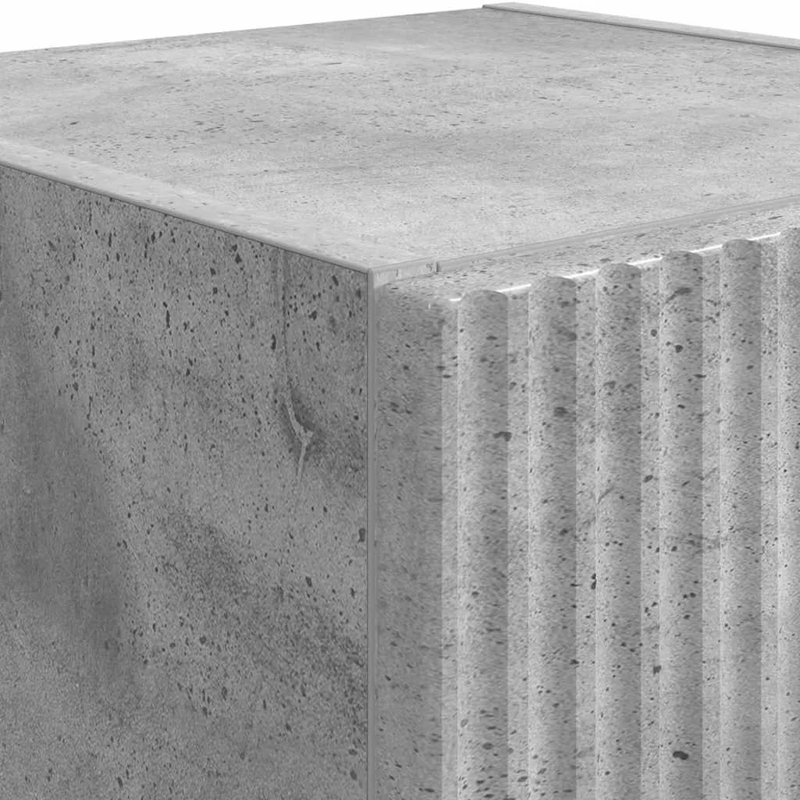 Meuble TV mural 2 pcs Béton 30 x 31 x 60 cm Bois d'ingénierie - 10